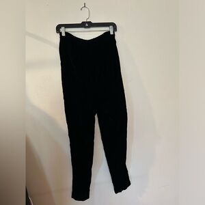 Black Velvet Pants